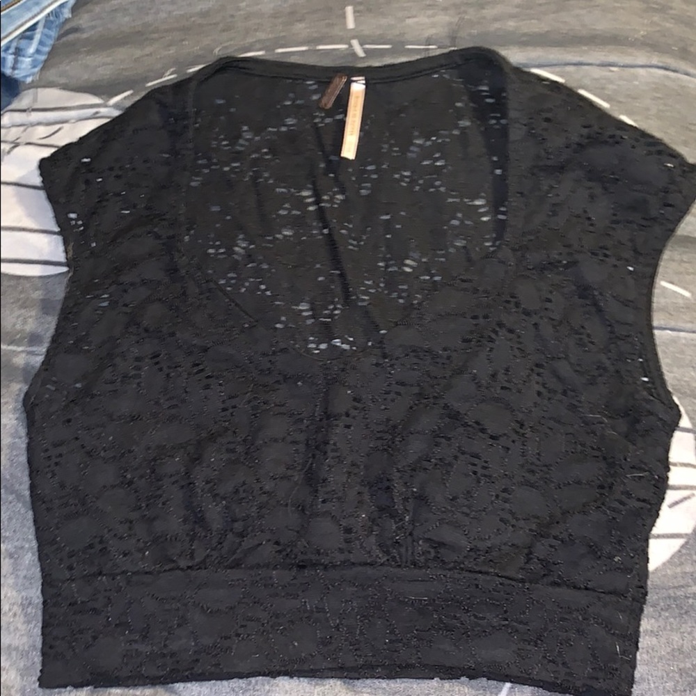Lace crop top